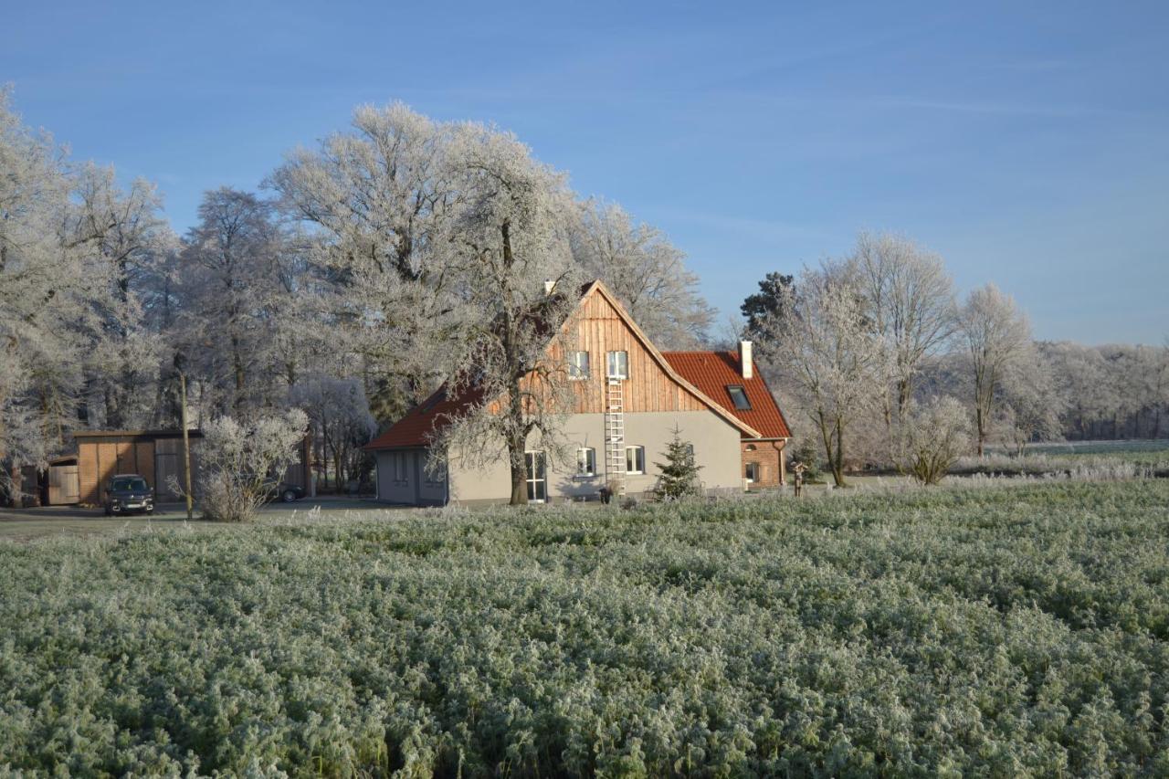 Zum Heuerling Ferienwohung Im Alten Stall Mit Sauna Versmold ภายนอก รูปภาพ